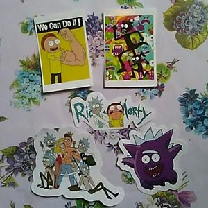 Rick&morty stickers